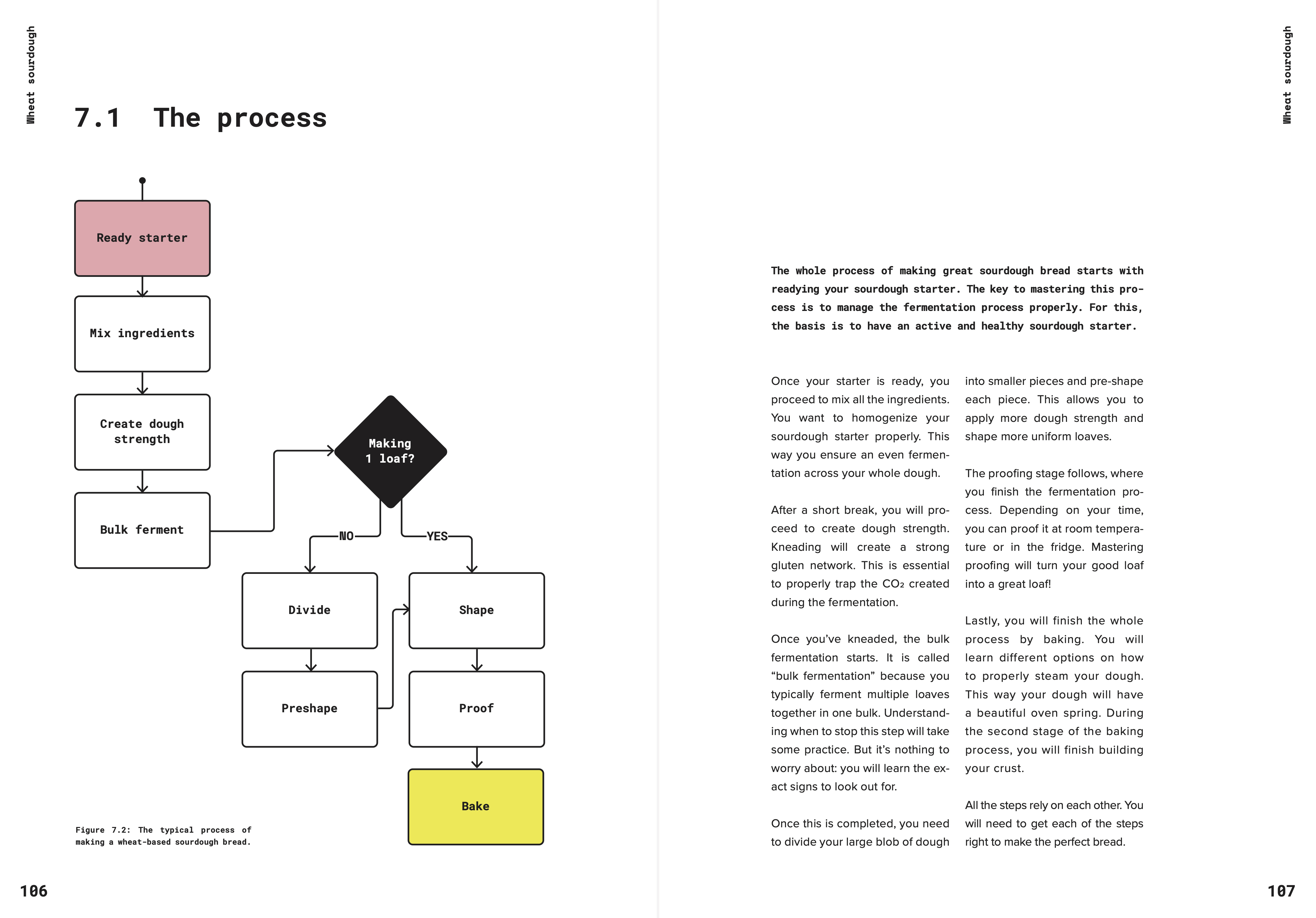 The complete bread-making process