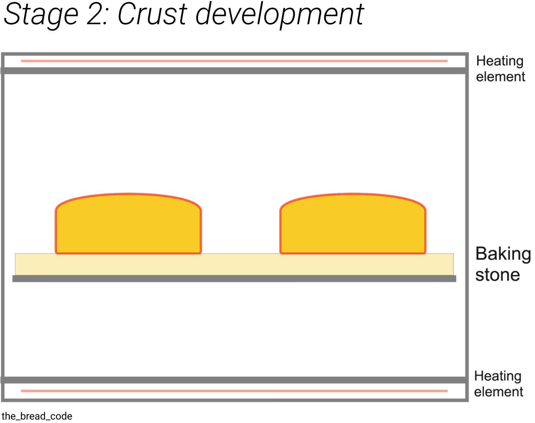 The crust building process